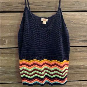 Knit tank top